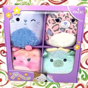 BRAND NEW 7" SQUISHMALLOWS 4-PACK DALLAS BASTIAN IVER  EILEEN - Easter Plush Toy